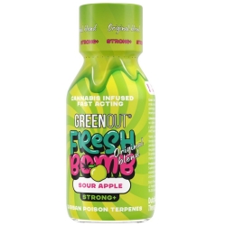 Shot konopny Green Out® Fresh Bomb Sour Apple Strong+ 100ml Dutch Therapy cena 74,90zł