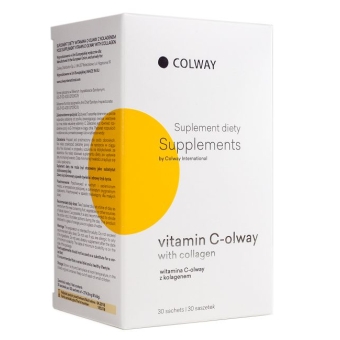 Colway Witamina C z kolagenem 30saszetek data: 31.01.2025r. cena 136,00zł