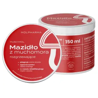 Mazidło rozgrzewające z ekstraktem z Muchomora Czerwonego 150ml Moplharma cena 74,90zł