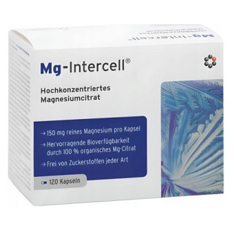 Dr Enzmann Mg-Intercell 150mg cytrynian magnezu 120kapsułek cena 132,90zł