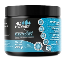 Aliness ALLHydrate Elektrolity neutral proszek 205g cena 59,90zł
