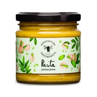 Pasta pistacjowa 180g Pasieka Rodziny Sadowskich cena 49,50zł