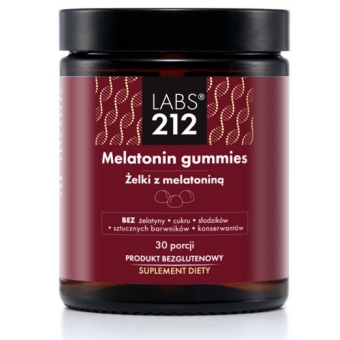 LABS212 Melatonin Gummies żelki z melatoniną 30sztuk cena 64,90zł