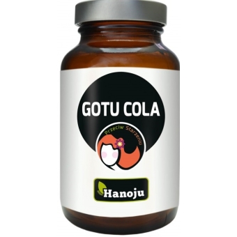 Hanoju Gotu Cola Ekstrakt 400mg 90kapsułek cena 60,45zł
