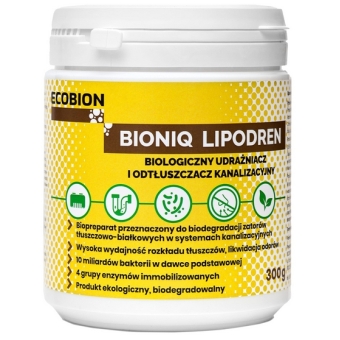Ecobion BioniQ Lipodren odtłuszczacz kanalizacji 300g cena 59,00zł