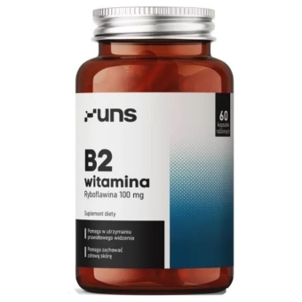 UNS Witamina B2 100 mg 60 kapsułek cena 39,00zł