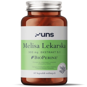 UNS Melisa lekarska 300 mg 60 kapsułek cena 35,00zł