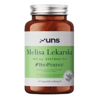 UNS Melisa lekarska + Bioperine 60kapsułek cena 35,00zł