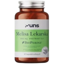 UNS Melisa lekarska + Bioperine 60kapsułek cena 35,00zł