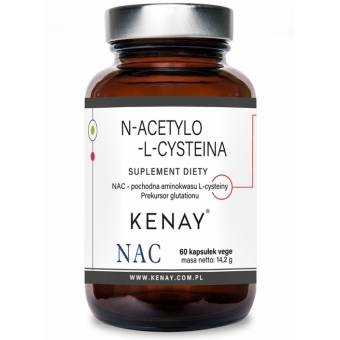 Kenay NAC N-acetylo-L-cysteina 150 mg 60kapsułek cena 24,90zł