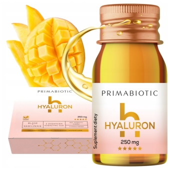 Primabiotic Hyaluron kwas hialuronowy koenzym Q10 30butelek cena 239,00zł