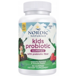 Nordic Naturals Kids Nordic Flora Probiotic Gummies (1,5mld CFU) 60sztuk cena 76,40zł