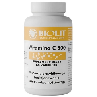 Biolit Witamina C 60kapsułek cena 38,95zł