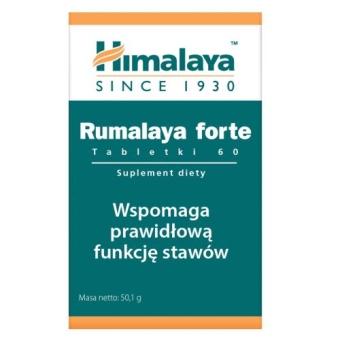 HIMALAYA Rumalaya Forte tabl. 60 tabl. cena 29,90zł