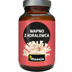 Hanoju Wapń z Koralowca proszek 800mg 90kapsułek cena 84,90zł