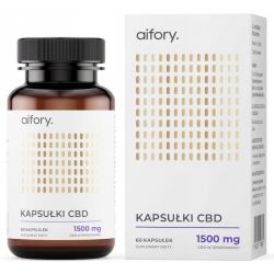 Aifory CBD 1500mg 60kapsułek cena 69,00zł