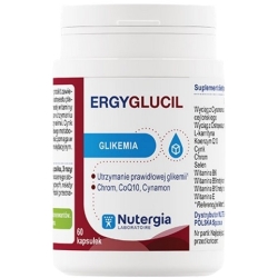 Nutergia Ergyglucil (Układ krążenia) 60kapsułek cena 85,00zł