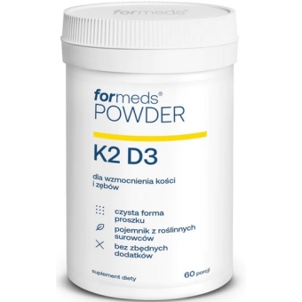 Formeds powder K2 D3 60porcji cena 43,90zł