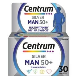 Centrum Man Silver 50+ 30tabletek cena 53,90zł