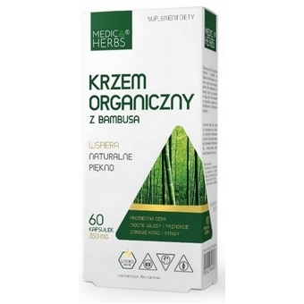 Medica Herbs krzem organiczny z bambusa 60kapsułek cena 17,90zł
