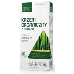Medica Herbs krzem organiczny z bambusa 60kapsułek cena 17,90zł