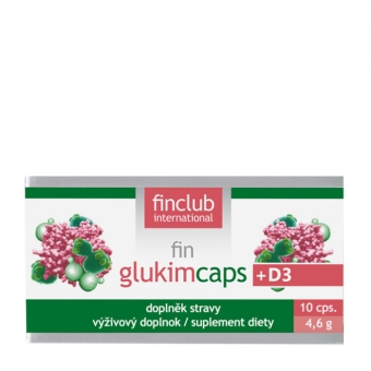 Fin Glukimcaps+D3 10kapsułek cena 112,90zł