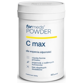 Formeds POWDER C max witamina C max w proszku 61,9g cena 31,99zł