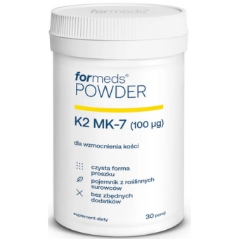 Formeds Powder K2 MK-7 witamina K2 MK-7 w proszku 30g cena 27,49zł