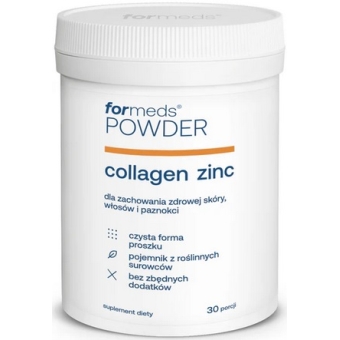 Formeds Powder Collagen Zinc w proszku 30g cena 53,49zł