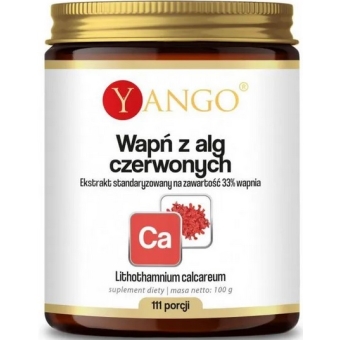 Yango Wapń z Alg Czerwonych 100g cena 55,90zł