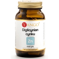 Yango Diglicynian Cynku 90kapsułek cena 19,28zł