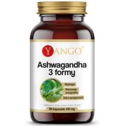 Yango Ashwagandha 3 Formy 90kapsułek cena 52,50zł