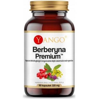 Yango Berberyna Premium™ 320 mg 90kapsułek cena 55,90zł