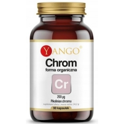 Yango Chrom Forma Organiczna 90kapsułek cena 18,78zł