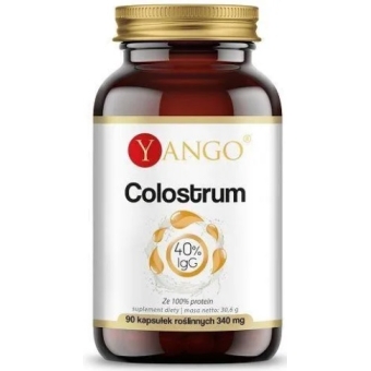 Yango Colostrum 40% IgG 90kapsułek cena 62,90zł