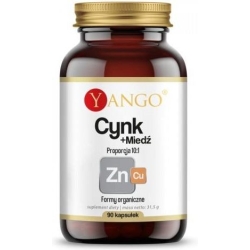 Yango Cynk + Miedź 90kapsułek cena 29,50zł
