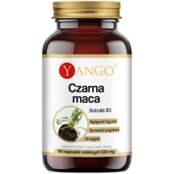 Yango Czarna Maca 90kapsułek cena 35,80zł