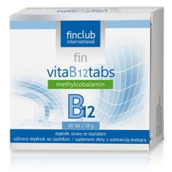 fin VitaB12tabs 60tabletek cena 70,00zł