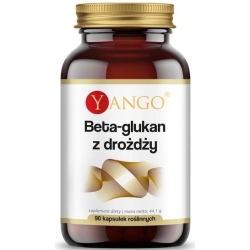 Yango Beta-glukan z drożdży 90kapsułek cena 42,20zł