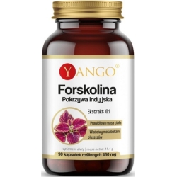 Yango Forskolina Pokrzywa Indyjska 90kapsułek cena 33,30zł