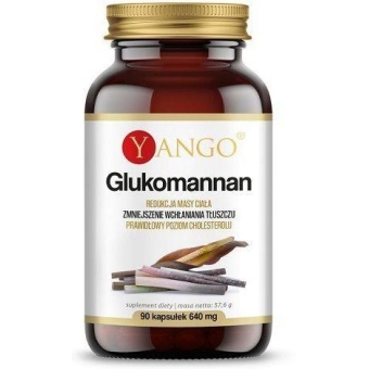 Yango Glukomannan 90kapsułek cena 36,90zł