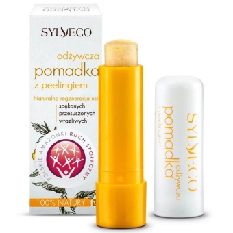 Sylveco Pomadka odżywcza z peelingiem 4,6g PROMOCJA cena 8,75zł