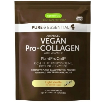 Wegański Pro-Kolagen light vanilla proszek 500g Igennus cena 127,99zł