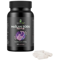 BetterMe Maślan Sodu Forte 770mg 100kapsułek cena 79,00zł