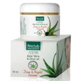 fin Aloe Vera & Olive Oil Day & Night cream Krem na dzień i na noc 50ml cena 74,00zł
