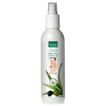 fin Aloe Vera & Olive Oil Gel spray żel pierwszej pomocy 200ml cena 50,00zł