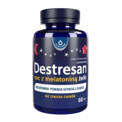 Destresan Noc z mel żelki 60żelek Oleofarm cena 49,90zł