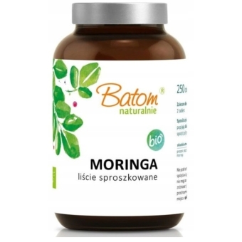 Batom Moringa sproszkowane liście 250tabletek cena 43,90zł