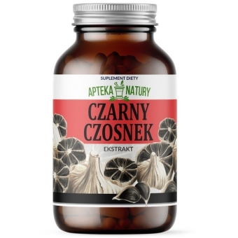 Czarny czosnek 60kapsułek Apteka Natury cena 57,00zł