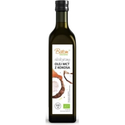 Olej MCT z kokosa 500ml BIO Batom  cena 54,59zł